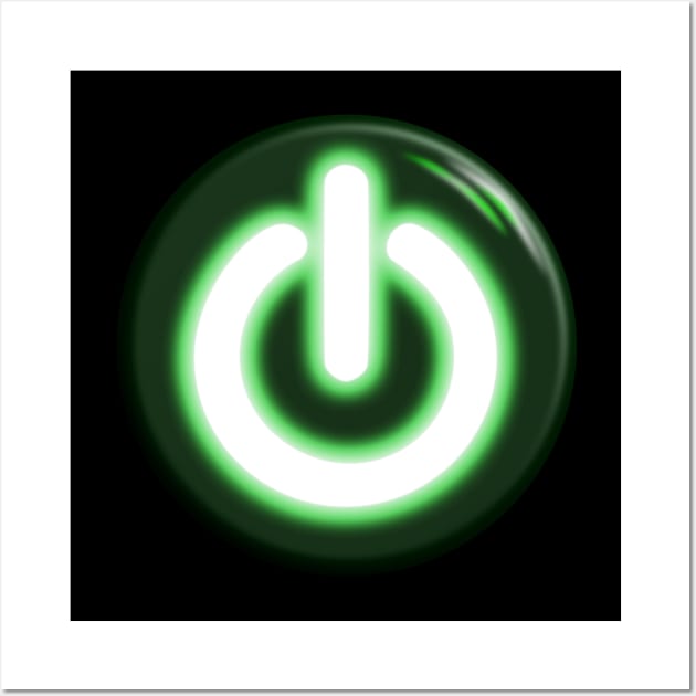 Green Power Wall Art by JAC3D